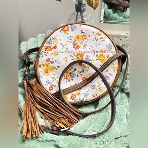 PATRICIA NASH SCAFATI CIRCLE MINI MEADOWS CROSSBODY BAG